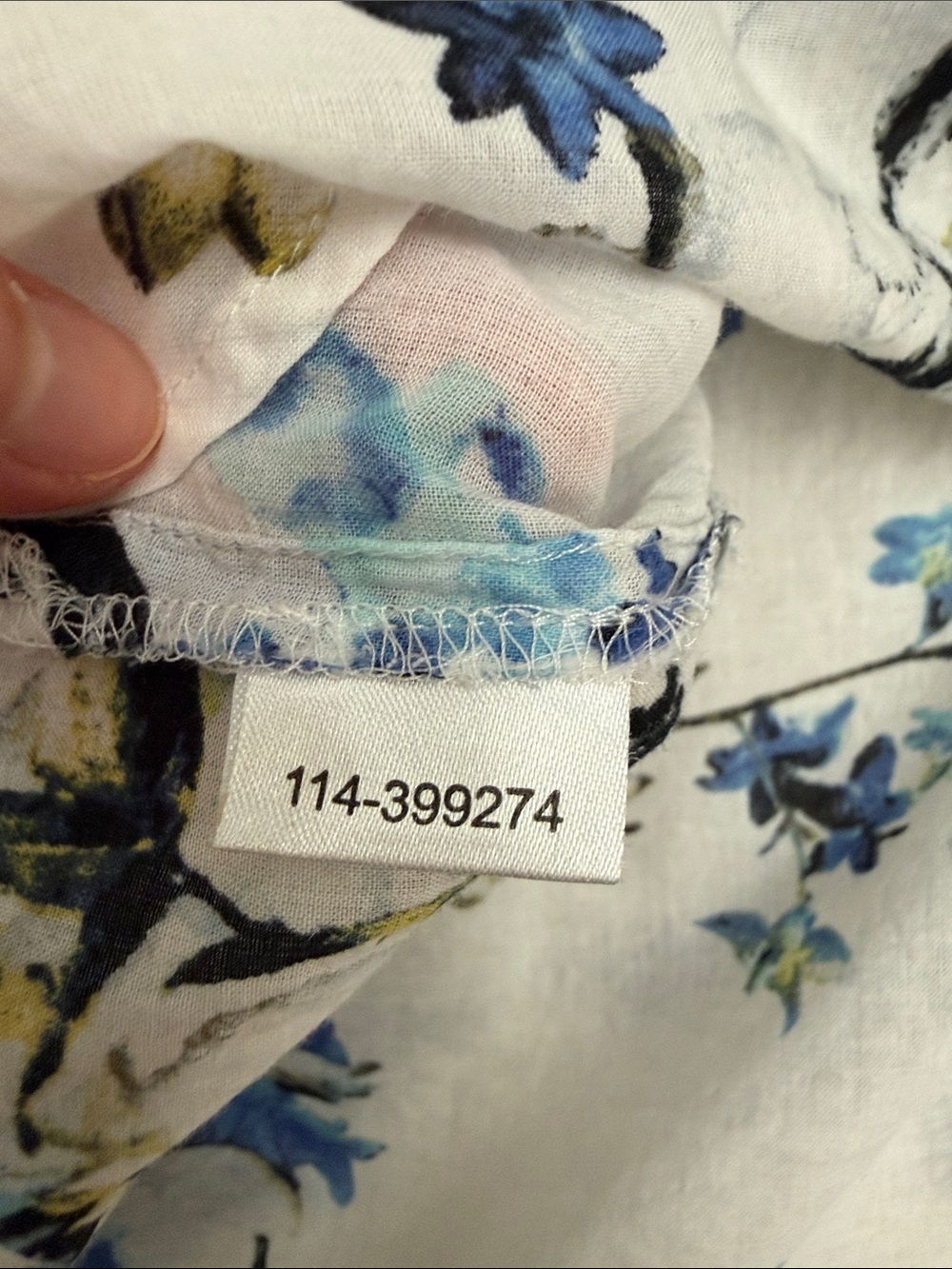 LOFT Floral blouse size small - Picture 11 of 12